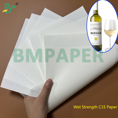 Giấy C1S chịu ẩm, bóng cao 65g 75g dùng cho nhãn rượu 70cm 80cm