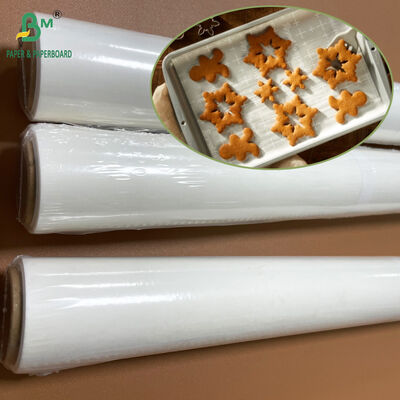 Chống nhiệt độ cao 38gsm White Oven Baking Paper Roll 15 in X 30 ft
