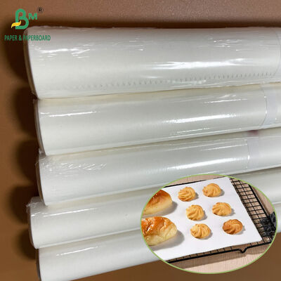 Không dính 38gm 40gm giấy giấy da trắng chống nhiệt cho nướng thức ăn