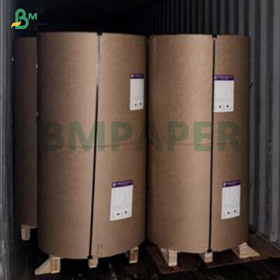 100% bột gỗ nguyên thủy 75gm 80gm 85gm giấy Kraft Brown Liner để làm túi giấy